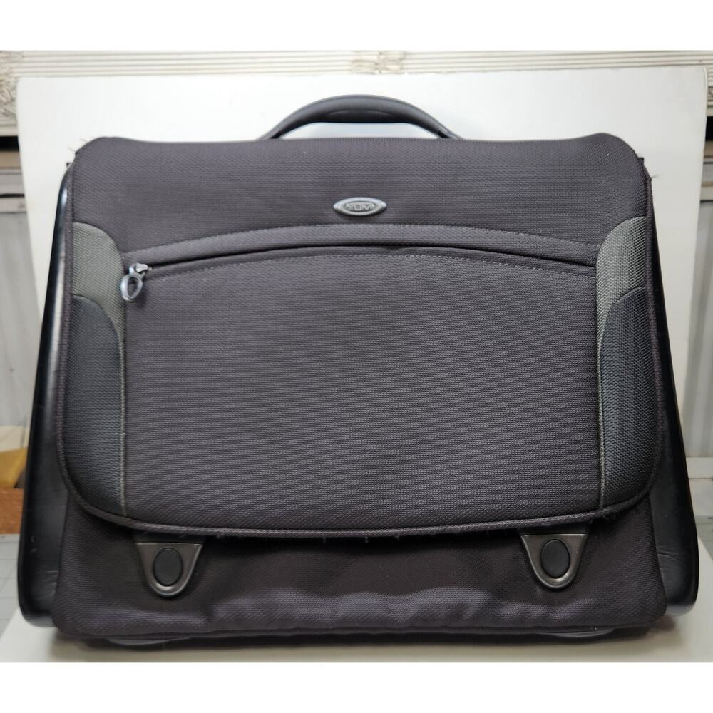 TUMI‎ Flip Flap Business Bag Briefcase Black Business Design No Shoulder Strap